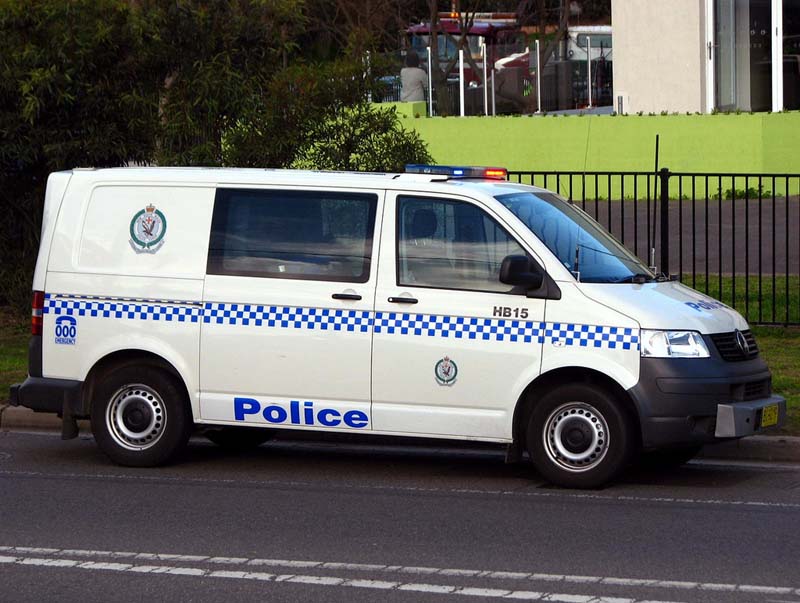 police-truck-camped-outside