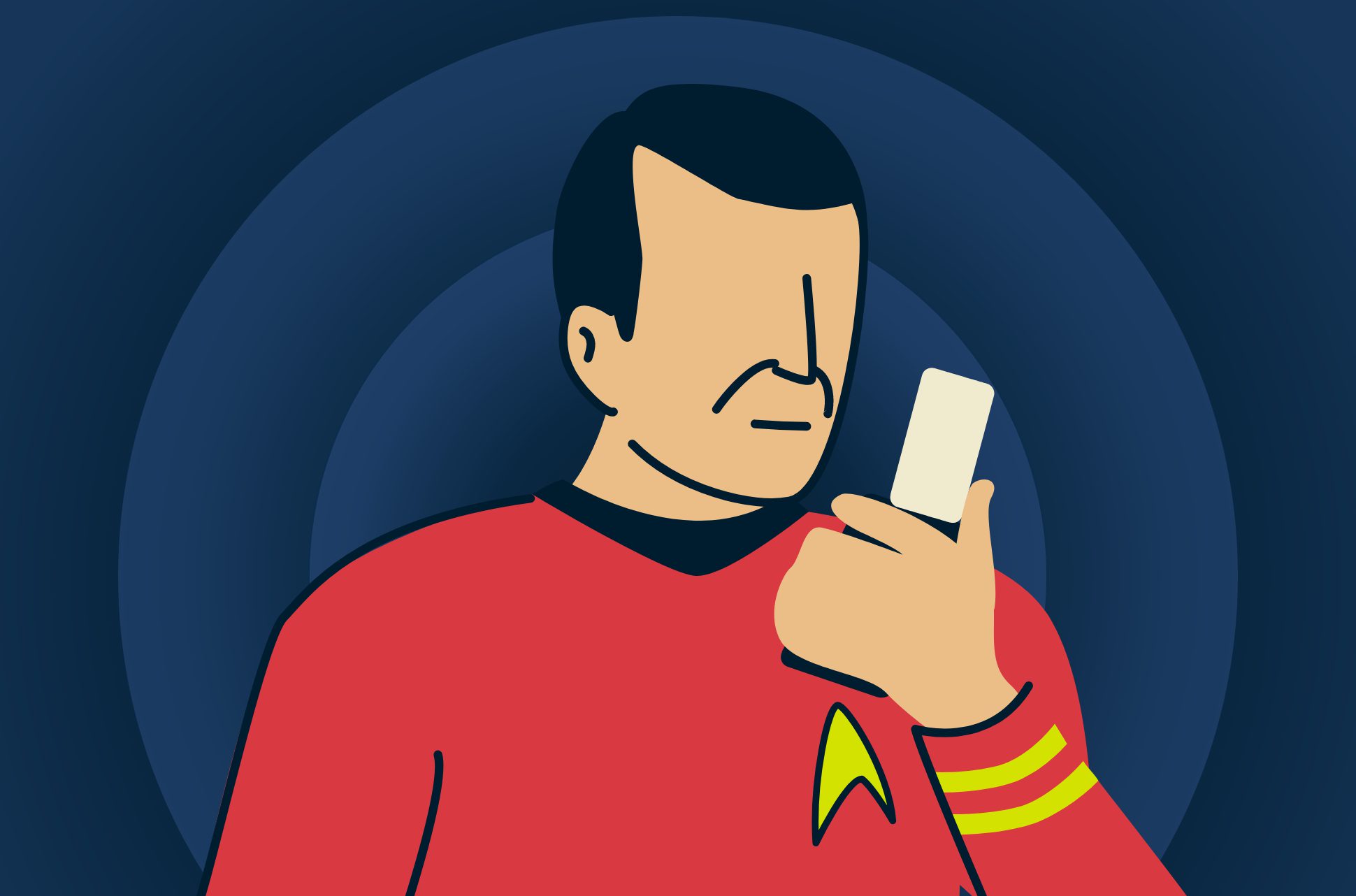 Scotty from Star Trek.