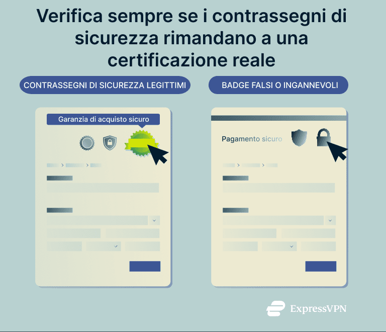 Illustration showing importance of checking for website privacy terms before sharing data.