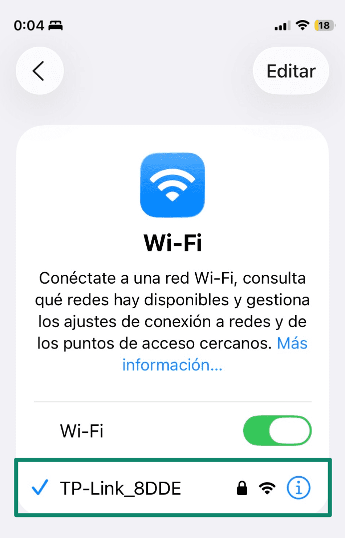 10.ios Wifi Connections Es
