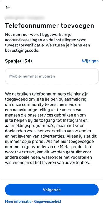 Adding your phone number for 2FA for a generic app.