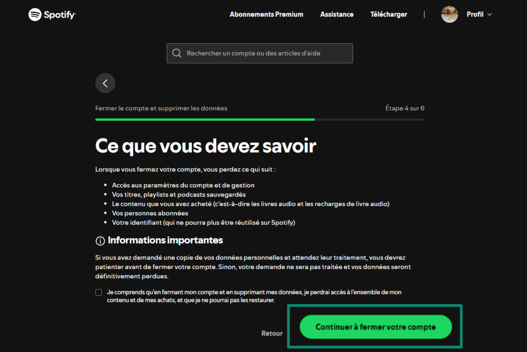 Follow The Deletion Instructions Fr