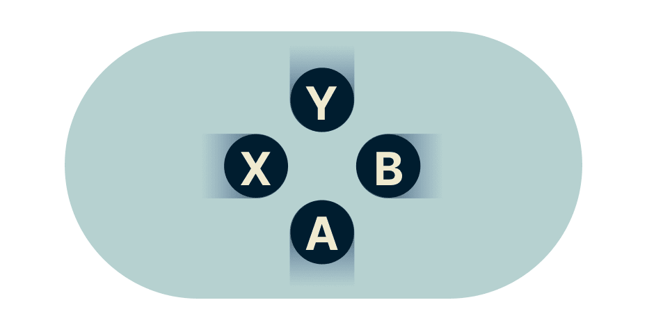 Botones de videojuegos.