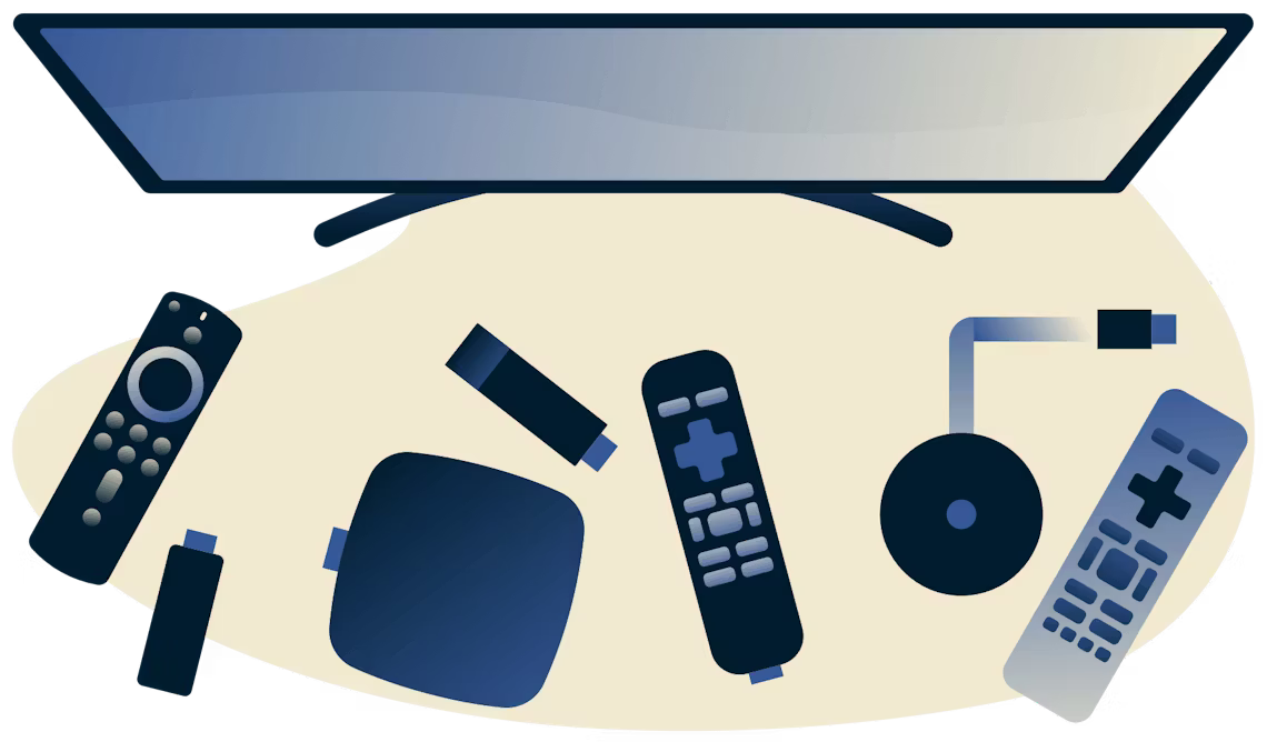 VPN na Android TV pod screen mirroring i casting.