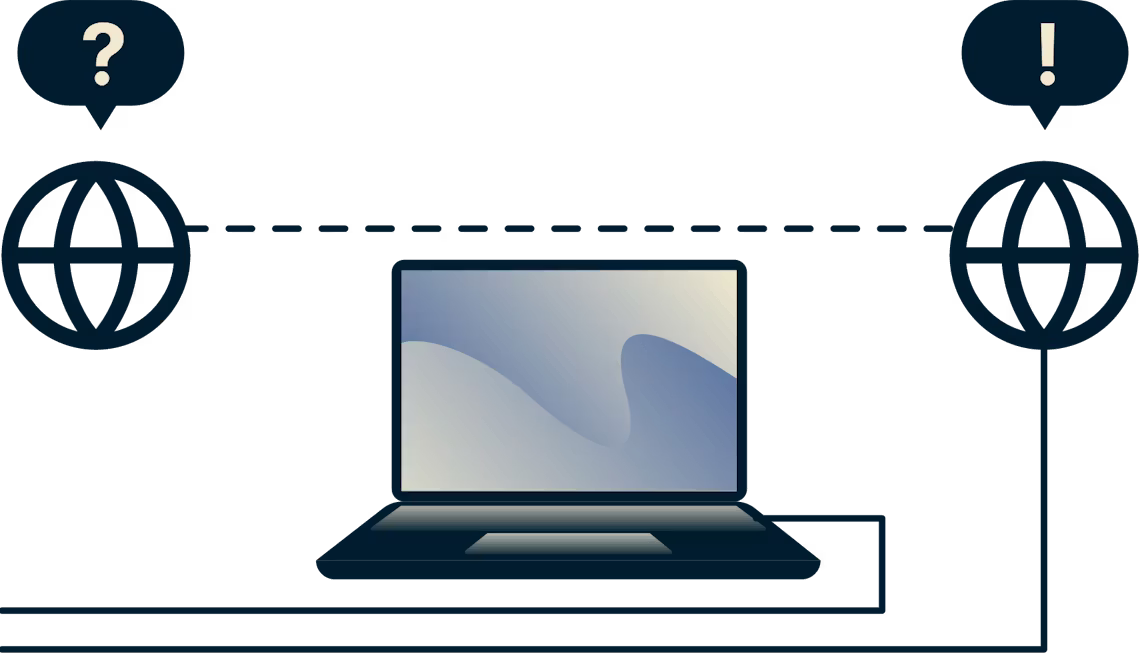 Cómo evitar los conflictos de peering con una VPN: diagrama que muestra que un ISP no puede ralentizar el vídeo debido al peering.