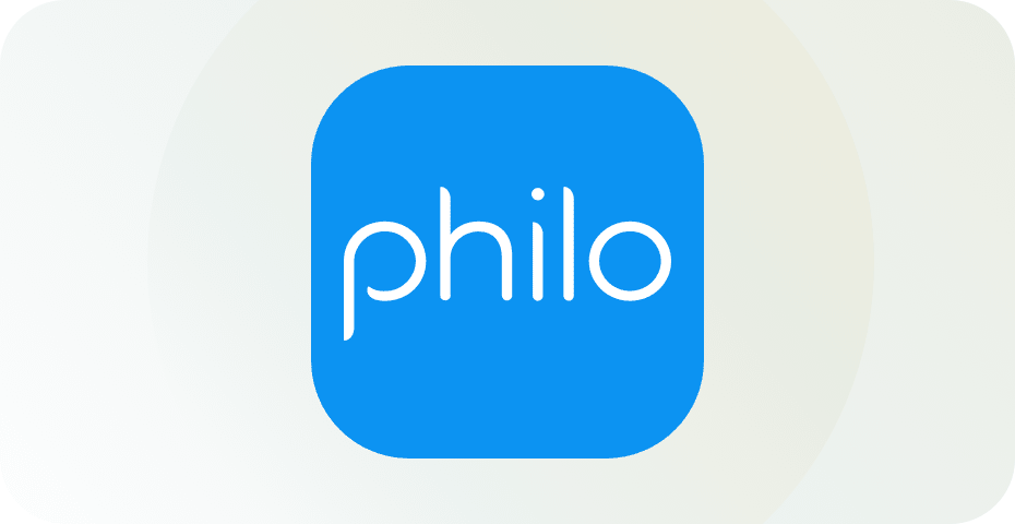 Logo Philo TV.