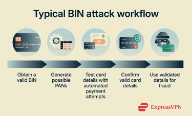 Typical BIN attack workflow.