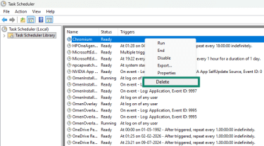 Delete Chromium from Task Scheduler Library.